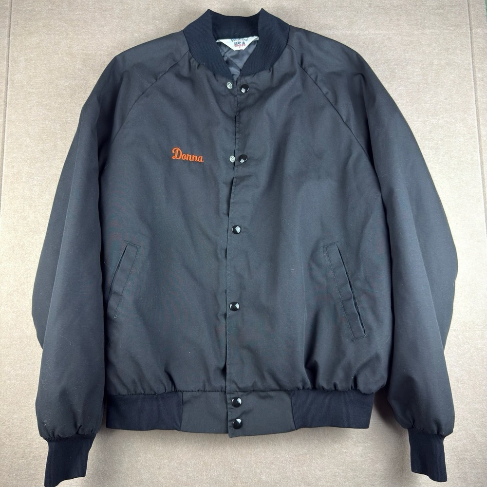 Vintage Harley‎ Davidson WestArk Jacket Women M Black River City Riders USA Made